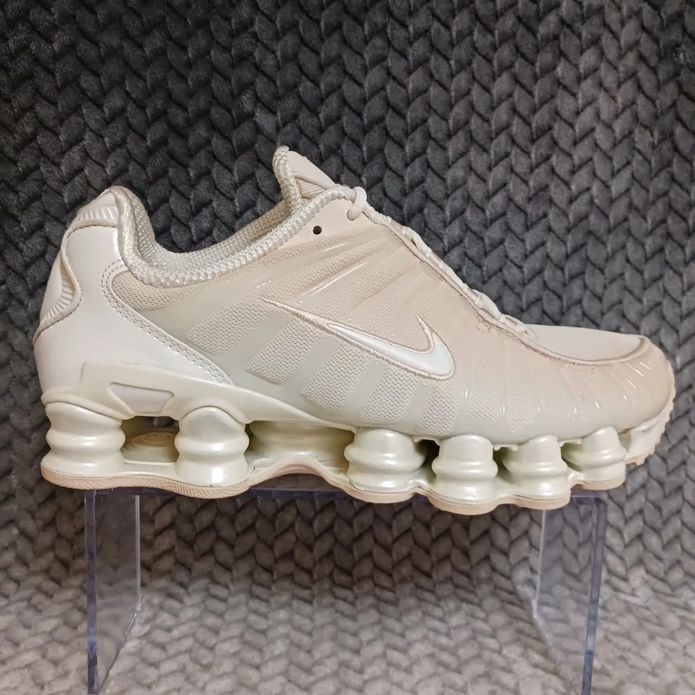 Nike Shox TL Pearl White Particle Pink Women's Running Sneakers Shoes Size 10